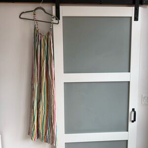 Colorful Zara Striped Maxi Sundress